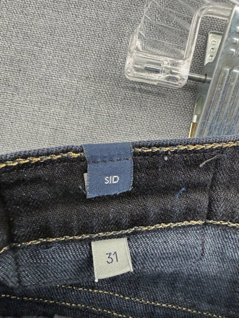 Citizens Of Humanity Sid Jeans Mens 31x27 Blue Straight Denim Pants - Picture 4 of 9